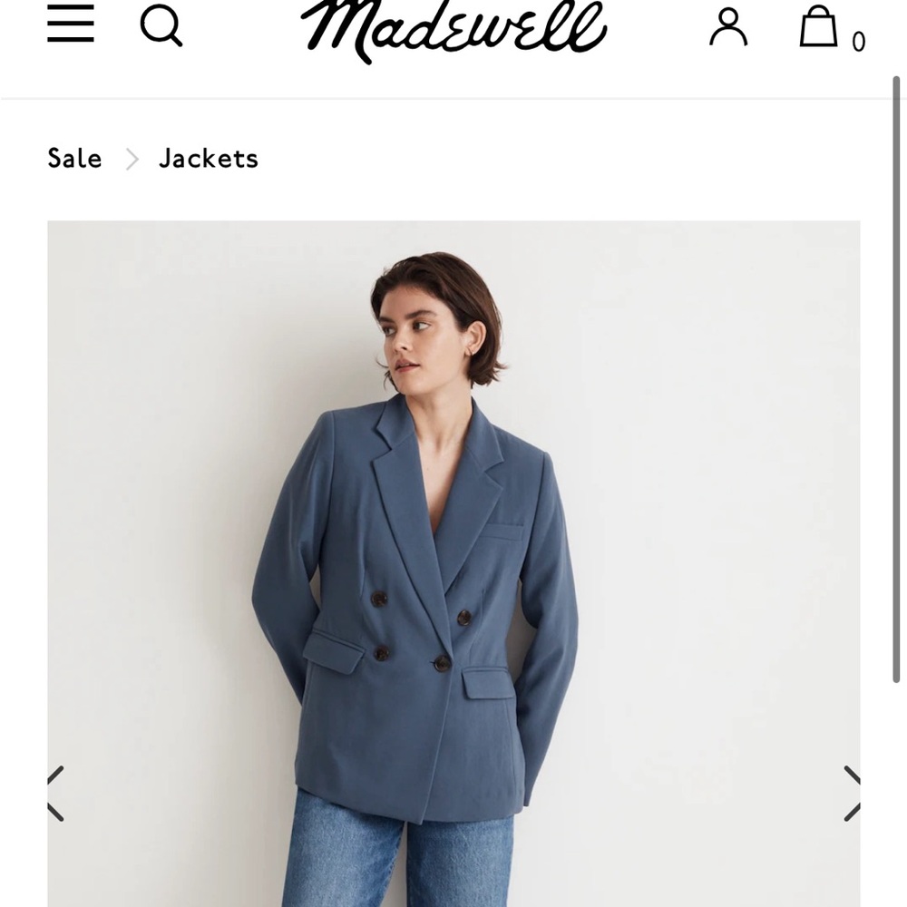 Madewell Rosedale Blazer NWT